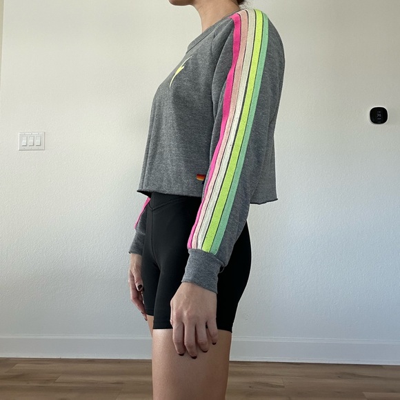 Aviator Nation cropped sweatshirt - Picture 4 of 7